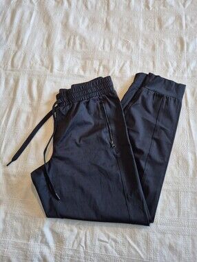Tilley men's Small blue active wear pants 1 pocket zipper missing tooth VGUC
